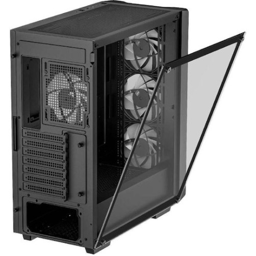 Deepcool CC560 v2 Gaming Midi Tower Κουτί Υπολογιστή με Πλαϊνό Παράθυρο Μαύρο