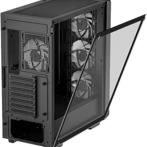 Deepcool CC560 v2 Gaming Midi Tower Κουτί Υπολογιστή με Πλαϊνό Παράθυρο Μαύρο