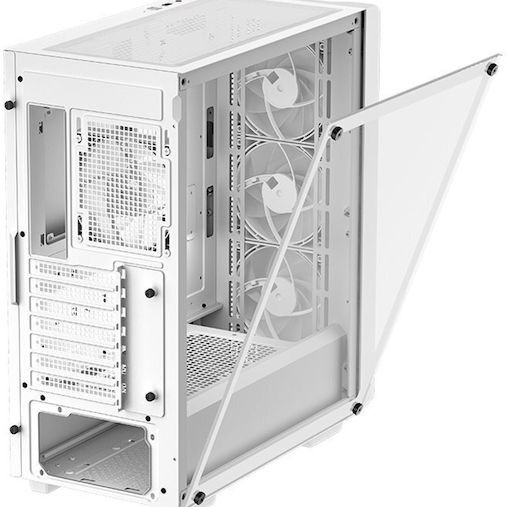 Deepcool CC560 V2 Gaming Midi Tower Κουτί Υπολογιστή με Πλαϊνό Παράθυρο Λευκό