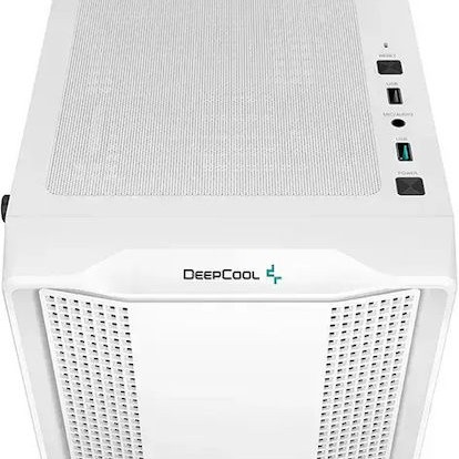 Deepcool CC560 V2 Gaming Midi Tower Κουτί Υπολογιστή με Πλαϊνό Παράθυρο Λευκό