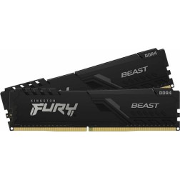Kingston Fury Beast DDR4 32GB RAM με 2x16GB Modules και Ταχύτητα 3200 για Desktop