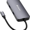 Verbatim USB-C Pro CMH-05 USB-C Docking Station με HDMI 4K PD Ethernet Γκρι
