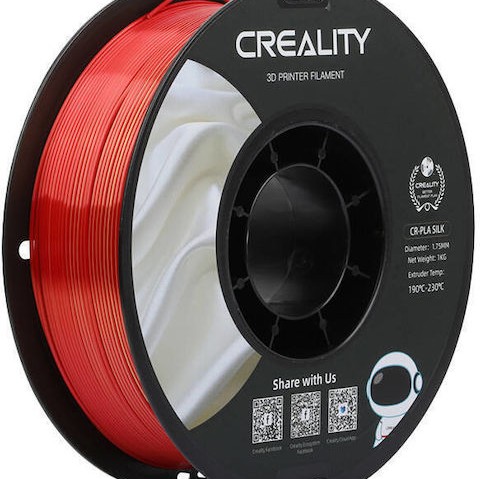 Creality3D PLA 3D Printer Filament 1.75mm Κόκκινο 1kg
