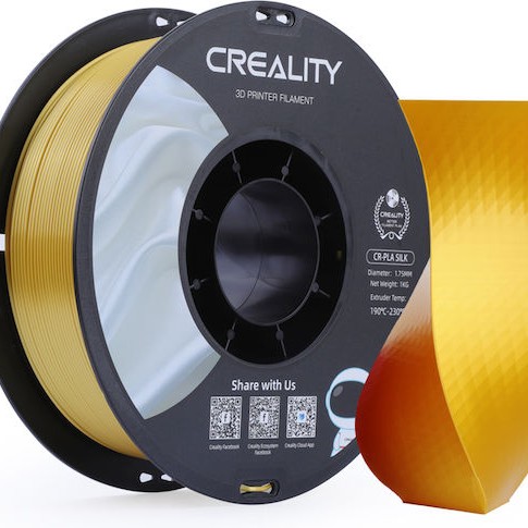 Creality3D PLA 3D Printer Filament 1.75mm Κίτρινο 1kg