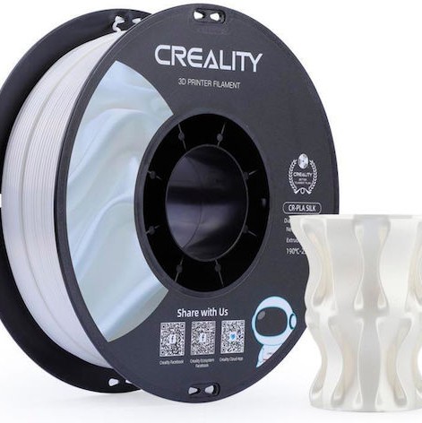 Creality3D CR PLA 3D Printer Filament 1.75mm Silk White 1kg (Spool)
