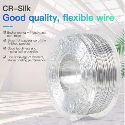 Creality3D CR PLA 3D Printer Filament 1.75mm Silk White 1kg (Spool)