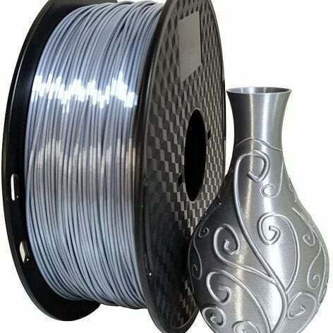 Creality3D PLA 3D Printer Filament 1.75mm Ασημί 1kg (Spool)