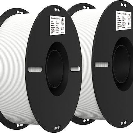 Creality3D PLA 3D Printer Filament 1.75mm Λευκό 2kg