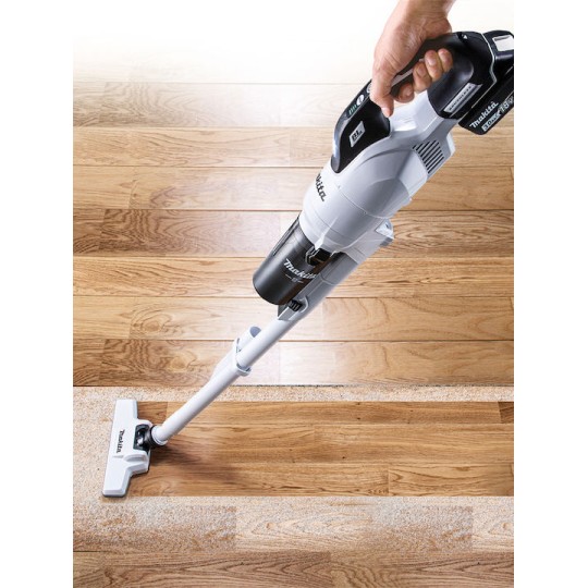 Makita Επαναφορτιζόμενη Σκούπα Stick 18V Μπλε DCL286FZ