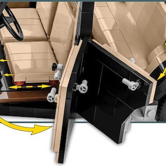 Cobi Τουβλάκια Citroen Traction Avant 11CV για 10+ Ετών 1900τμχ