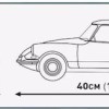 Cobi Τουβλάκια 1956 Citroen Ds 19 για 10+ Ετών 2230τμχ