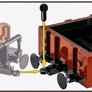 Cobi Τουβλάκια Historical Collection Wwii Guterwagen Typ Ommr 32 Linz για 7+ Ετών 584τμχ