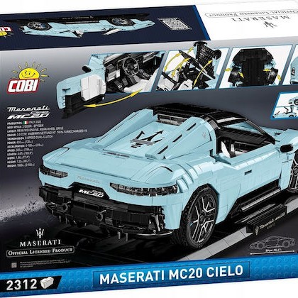 Cobi Τουβλάκια Maserati MC20 Cielo για 7+ Ετών 2312τμχ