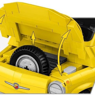 Cobi Τουβλάκια Fiat Abarth 595 - Executive Edition για 12+ Ετών 1223τμχ