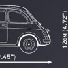 Cobi Τουβλάκια Fiat Abarth 595 - Executive Edition για 12+ Ετών 1223τμχ