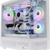 Thermaltake View 270 TG ARGB Midi Tower Κουτί Υπολογιστή με Πλαϊνό Παράθυρο Snow