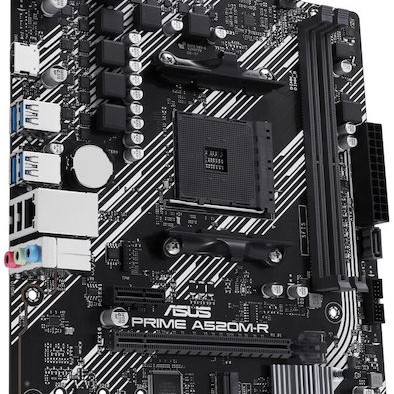 Asus PRIME A520M-R Motherboard Micro ATX με AMD AM4 Socket