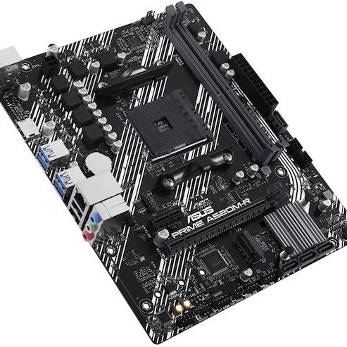 Asus PRIME A520M-R Motherboard Micro ATX με AMD AM4 Socket