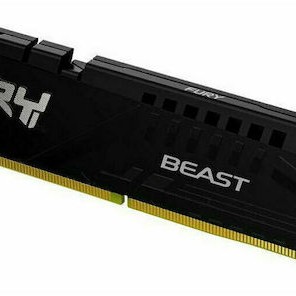 Kingston Fury Beast DDR5 16GB RAM με 2x8GB Modules και Ταχύτητα 5200 για Desktop