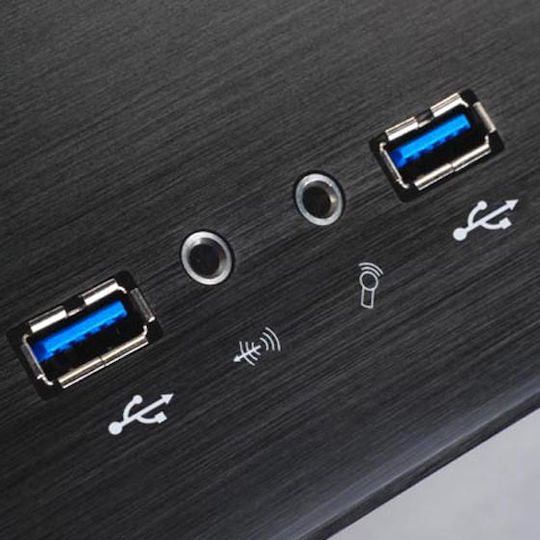 Silverstone GD04 Home Theater Κουτί Υπολογιστή Μαύρο