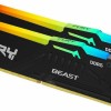 Kingston Fury Beast RGB DDR5 16GB RAM με 2x8GB Modules και Ταχύτητα 5200 για Desktop