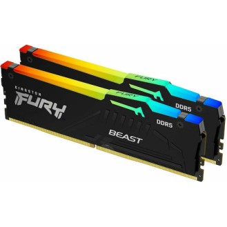 Kingston Fury Beast RGB DDR5 16GB RAM με 2x8GB Modules και Ταχύτητα 5200 για Desktop