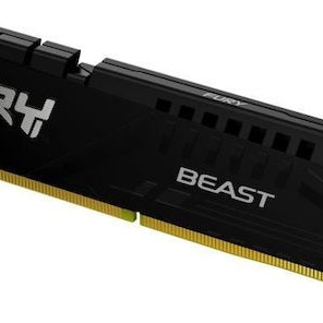 Kingston Fury Beast DDR5 16GB RAM με 2x8GB Modules και Ταχύτητα 5600 για Desktop