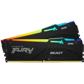 Kingston Fury Beast RGB DDR5 16GB RAM με 2x8GB Modules και Ταχύτητα 5600 για Desktop