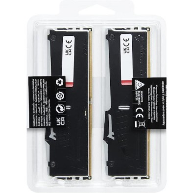Kingston Fury Beast RGB DDR5 16GB RAM με 2x8GB Modules και Ταχύτητα 5600 για Desktop