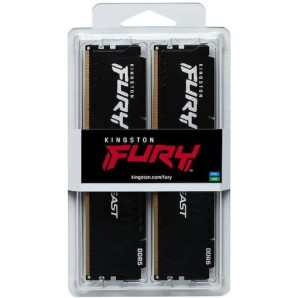 Kingston Fury Beast DDR5 16GB RAM με 2x8GB Modules και Ταχύτητα 6000 για Desktop