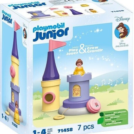 Playmobil Junior Ο Μουσικός Πύργος Της Μπελ για 1-4 ετών