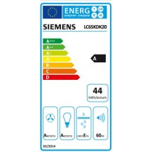Siemens Iq100 Απορροφητήρας Καμινάδα 60cm Λευκός