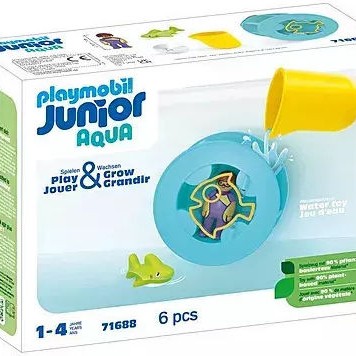 Playmobil Junior Ρόδα με Νερό και Καρχαριάκι για 1-4 ετών