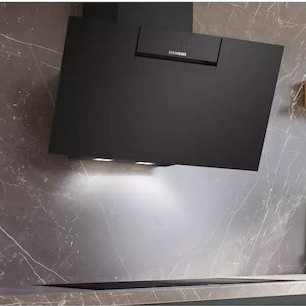 Siemens Iq300 Απορροφητήρας Καμινάδα 80cm Μαύρος με Wi-Fi