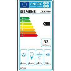 Siemens Iq300 Απορροφητήρας Καμινάδα 80cm Μαύρος με Wi-Fi