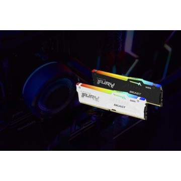 Kingston Fury Beast RGB DDR5 32GB RAM με 2x16GB Modules και Ταχύτητα 5600 για Desktop