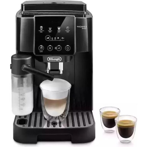 De'Longhi Magnifica Start Αυτόματη Μηχανή Espresso 1450W Πίεσης 15bar για Cappuccino με Μύλο Άλεσης Μαύρη