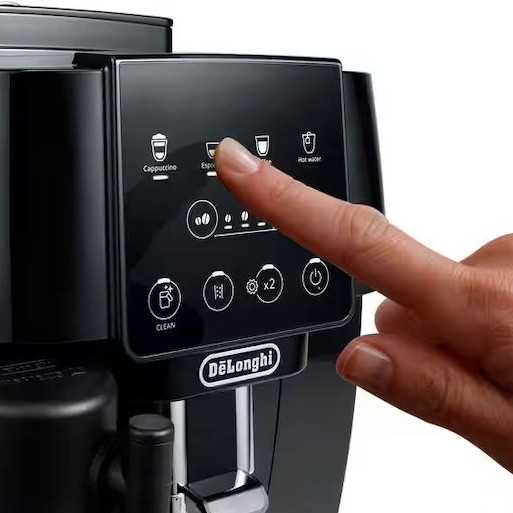 De'Longhi Magnifica Start Αυτόματη Μηχανή Espresso 1450W Πίεσης 15bar για Cappuccino με Μύλο Άλεσης Μαύρη