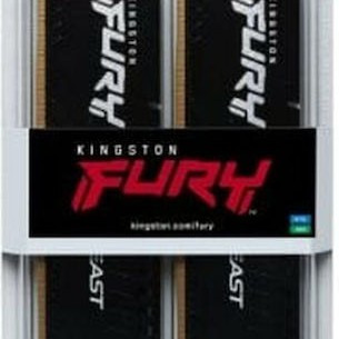 Kingston FURY Beast DDR5 32GB RAM με 2x16GB Modules και Ταχύτητα 6000 για Desktop