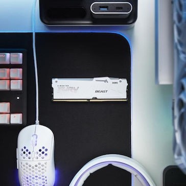 Kingston FURY Beast RGB DDR5 32GB RAM με 2x16GB Modules και Ταχύτητα 6000 για Desktop