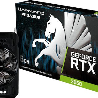 Gainward GeForce RTX 3050 6GB GDDR6 Pegasus Κάρτα Γραφικών