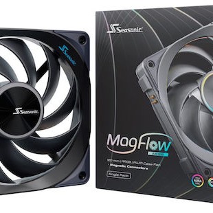 Seasonic Magflow 120 Case Fan με ARGB Φωτισμό και Σύνδεση 3-Pin
