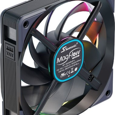 Seasonic Magflow 120 Case Fan με ARGB Φωτισμό και Σύνδεση 3-Pin