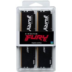 Kingston Fury Beast DDR5 32GB RAM με 2x16GB Modules και Ταχύτητα 6400 για Desktop