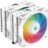 Deepcool AG620 WH ARGB Ψύκτρα Επεξεργαστή Διπλού Ανεμιστήρα για Socket AM4/AM5/1200/115x/1700 Λευκή