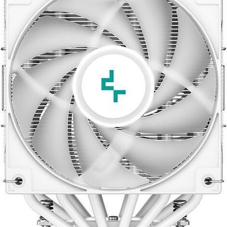 Deepcool AG620 WH ARGB Ψύκτρα Επεξεργαστή Διπλού Ανεμιστήρα για Socket AM4/AM5/1200/115x/1700 Λευκή