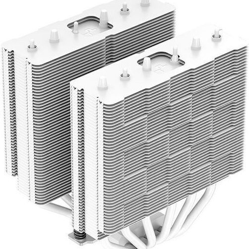 Deepcool AG620 WH ARGB Ψύκτρα Επεξεργαστή Διπλού Ανεμιστήρα για Socket AM4/AM5/1200/115x/1700 Λευκή