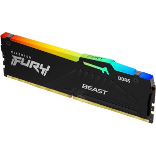Kingston Fury Beast RGB DDR5 με Module 1x32GB και Ταχύτητα 5200 για Desktop