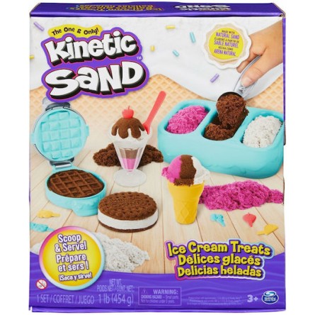 Spin Master Παιχνίδι Κατασκευών με Άμμο Ice Cream Treats για Παιδιά 3+ Ετών