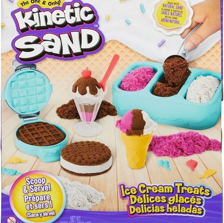 Spin Master Παιχνίδι Κατασκευών με Άμμο Ice Cream Treats για Παιδιά 3+ Ετών
